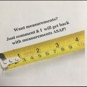 Ask for measurement on something you like
